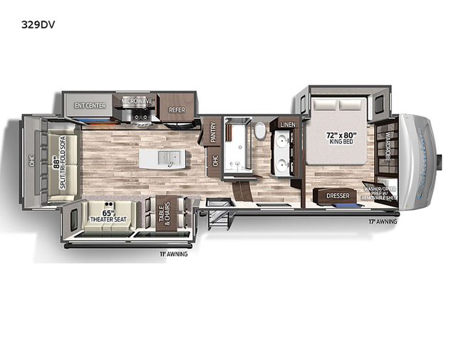 2022 Palomino Columbus 329DV