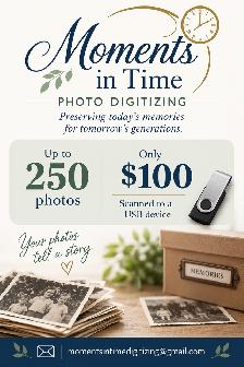 Photo Scanning & Digitizing | 250 Photos for $100 | Halifax Area