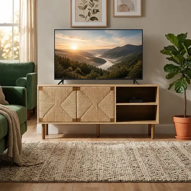 Brand New 47' Farmhouse Corner TV Stand Special Selling at $139