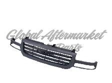 Gmc Pickup Gmc Sierra Hybrid 2005-2007 Grille Textured Gray - Photo 3