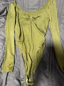 Khaki green bodysuit - Photo 2