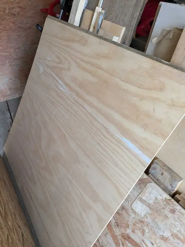 Wood lumber pile