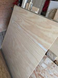 Wood lumber pile