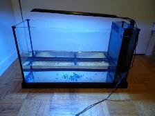 Solid AQUARIUM with the built-in LED light