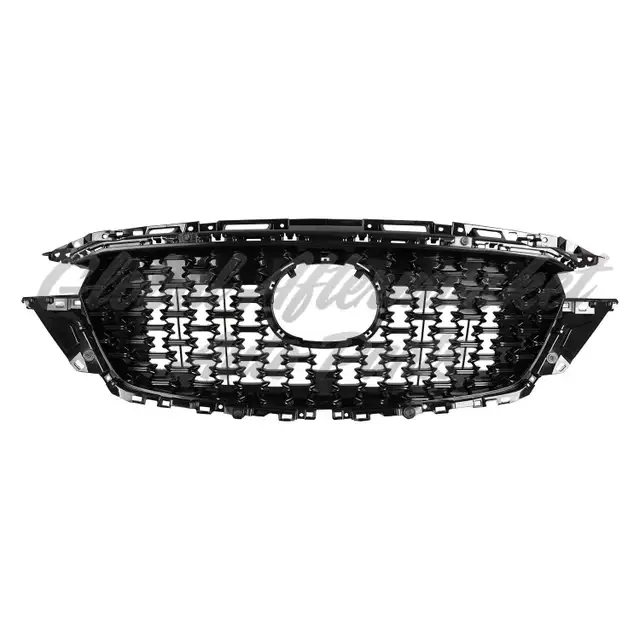 Mazda Cx5 2022-2025 Grille Front Gloss Black With Black Accent