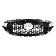 Mazda Cx5 2022-2025 Grille Front Gloss Black With Black Accent
