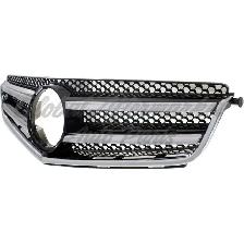 Mercedes C63 Amg 2008-2011 Grille Painted Silver Gray W/Chrome - Photo 4