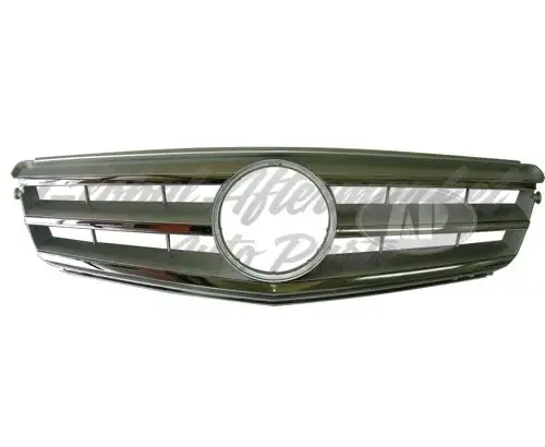 Mercedes C350 2008-2014 Grille Chrome/Silver Without Amg Pkg