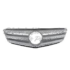 Mercedes C350 2008-2014 Grille Chrome/Silver Without Amg Pkg - Photo 4