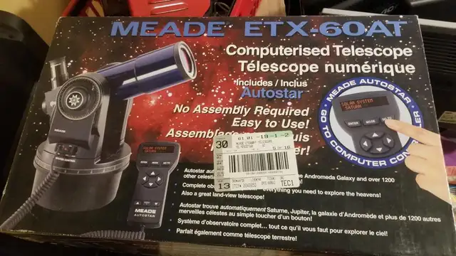 Meade Computerised Telescope Like New