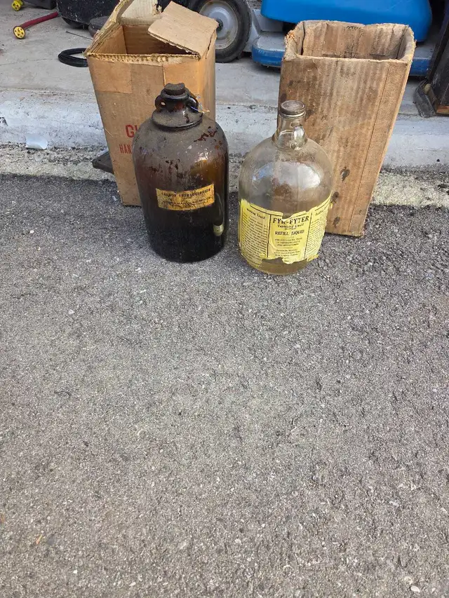 vintage bottles