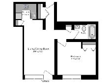 3.5 for rent, November 1, near Snowdon, HEC, UdeM - ID 2584 - Photo 8