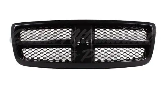 Ram Pickup Ram 2011-2012 Grille Matte Black W/Painted Black