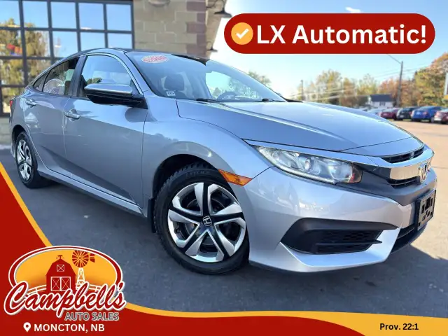 2018 Honda Civic Sedan LX LX CVT Sedan