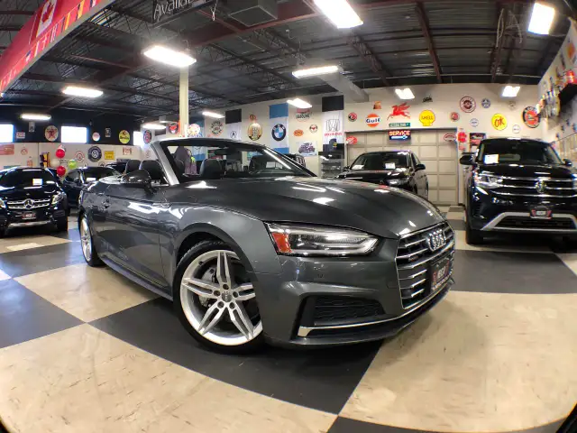 2018 Audi A5 CABRIOLET PROGRESSIV S-LINE AWD LEATHER NAV CAMERA