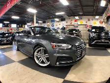 2018 Audi A5 CABRIOLET PROGRESSIV S-LINE AWD LEATHER NAV CAMERA