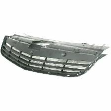 Saturn Aura 2007-2009 Grille Upper Matte Black - Photo 2