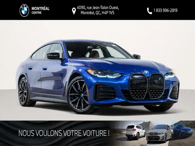 2023 BMW i4 eDrive40 | Premium | M Sport Pro | Sièges