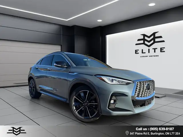 2022 Infiniti QX55 LUXE AWD - One Owner - Blind Spot Monitor !!