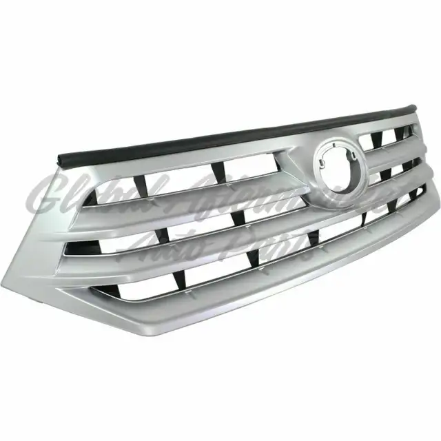 Toyota Highlander 2011-2013 Grille Painted Silver