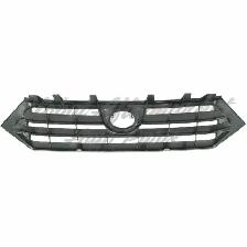 Toyota Highlander 2011-2013 Grille Painted Silver - Photo 4