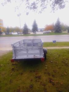 trailer,4x8,very lite,pull 800 lb,with lawntractor. - Photo 3