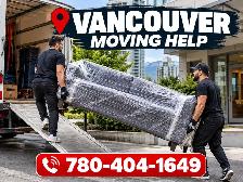 Vancouver Moving Help | 2 Movers $90/hr | Loading & Unloading