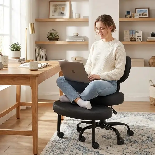 Brand New Ergonomic Cross-Legged Office Chair  $79