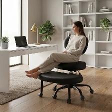 Brand New Ergonomic Cross-Legged Office Chair  $79 - Photo 3