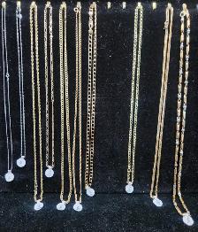 18k / 14k / 10k Gold Chain Necklaces: Rope, Cuban, Curb Link...