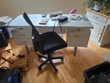 desk and chair