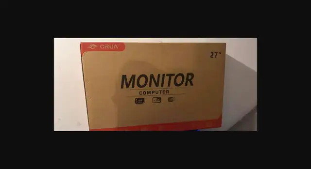CRUA 27' Full HD 1080p 100Hz LED Monitor CR270BM - New