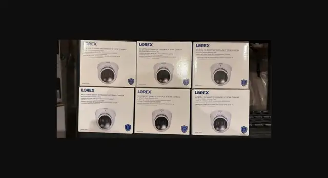 Lorex E893DD-E 4K Ultra HD Smart Deterrence IP Dome Camera - New