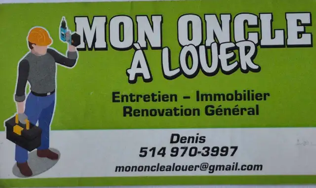 homme a tout faire 46 ans d'expérience