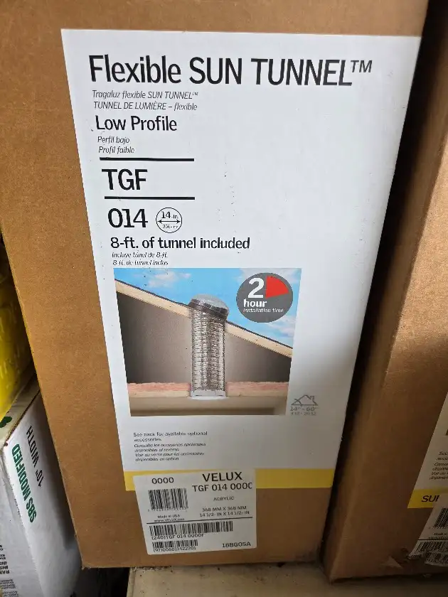 VELUX 14-inch Diameter  Flexible Sun Tunnel Skylight