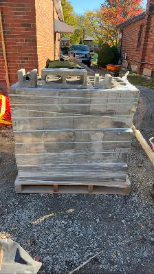 Bloques de concreto 6' (150 unidades) — $4 c/u