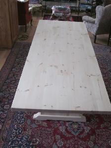 IMPRES/NANTE SANS CHAISES TABLE NEUVE A TRETEAUX B.MASSIF2'EPAIS - Photo 4