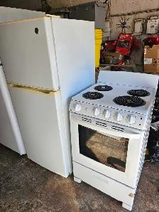 Refrigerator and stove 24'