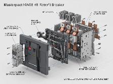 Schneider Masterpact NW08 H1 800A Breaker Micrologic 5.0A 690V - Photo 2