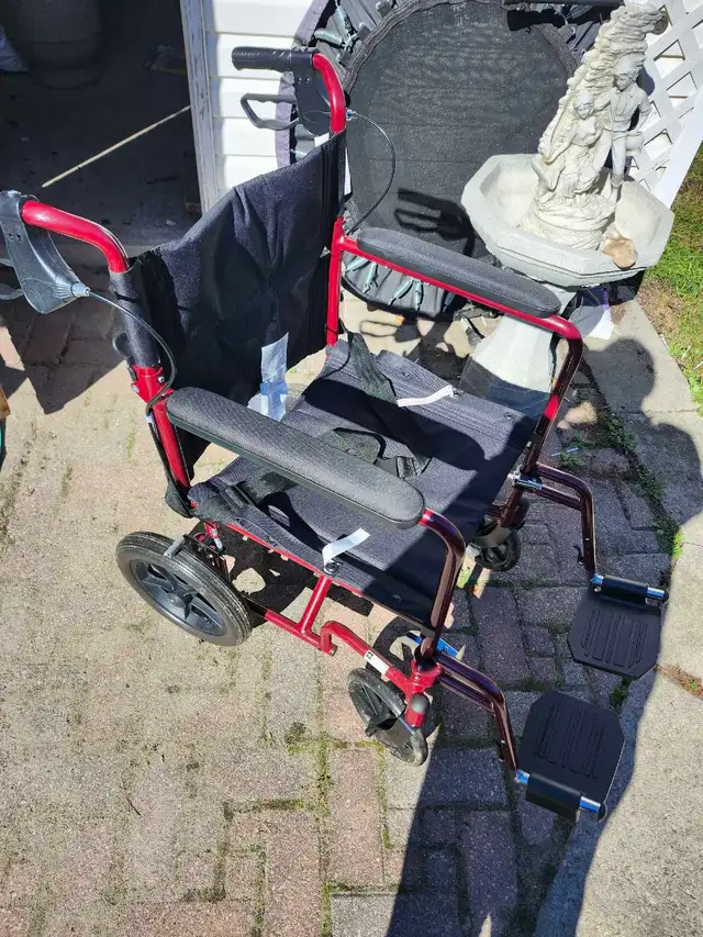 Red wheelchair