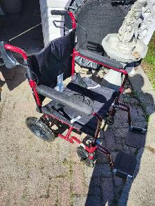Red wheelchair