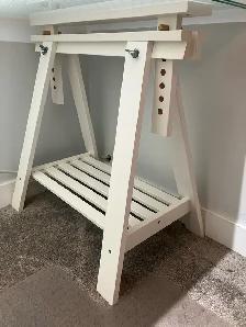 IKEA glass top desk/table in new condition - Photo 3