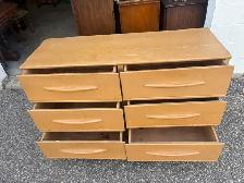 Free delivery used Six-Drawer Wooden Dresser - Photo 6