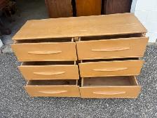 Free delivery used Six-Drawer Wooden Dresser - Photo 9