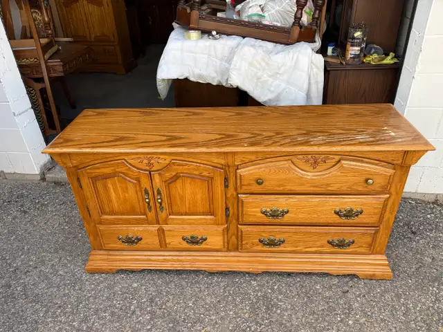 Free delivery used Oak dresser