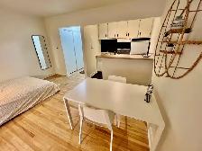 Superbe studio style loft 1 1/2, clé en main, meublé WIFI - Photo 2