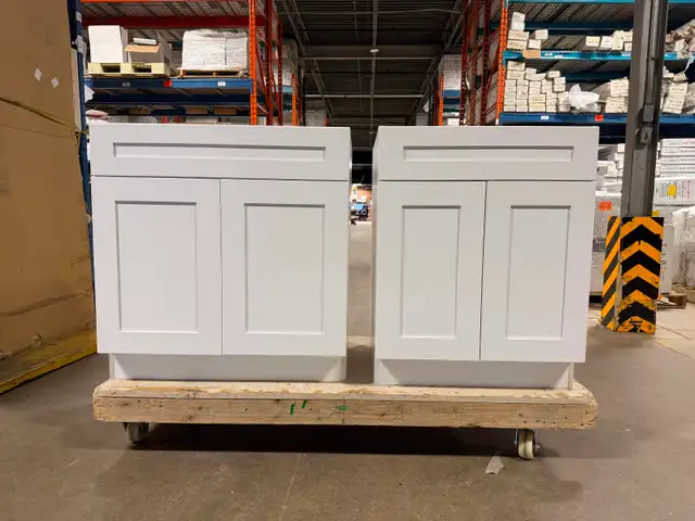 Premium Quality White Shaker Kitchen Cabinet Set Clearance Sale!