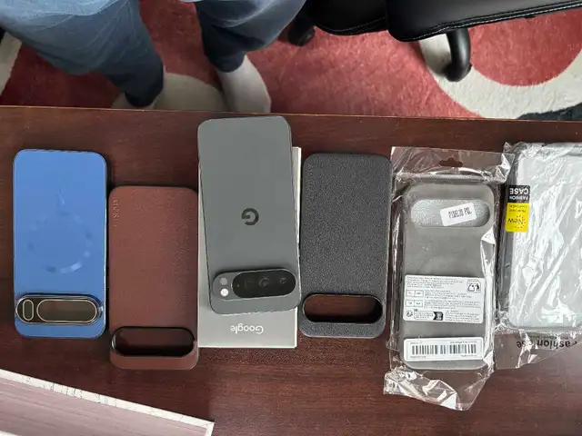 Pixel 10 Pro XL and Microsoft Surface pro X