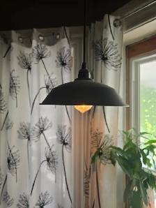 2 Hanging Pendant Lights — Cage   Industrial Style, New