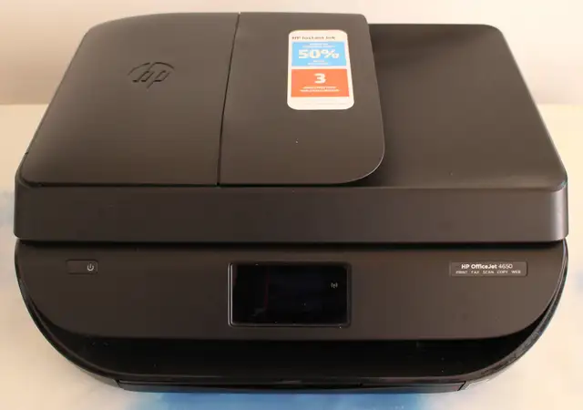 HP OfficeJet 4650 Print, Fax, Scan, Copy, Web in good condition.